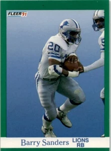 1991 Fleer Barry Sanders Detroit Lions #247 - Picture 1 of 2