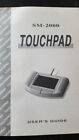 Touchpad SM-2000 User s guide manual book Touch pad