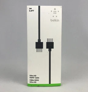 Cable HDMI Belkin Ultra HD 0821EV 2M 6,6 pies compatible alta velocidad Apple TV 4K/HD - Imagen 1 de 8