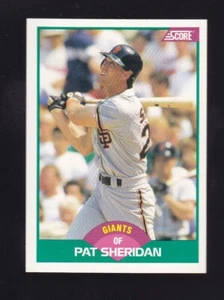 1989 Score Rookie & Traded Pat Sheridan #71T San Francisco Giants - Picture 1 of 2