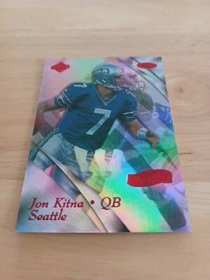 1999 Collector's Edge Masters Holosilver #rd /3500 Jon Kitna #176 Seahawks $$$ - Image 1 of 2