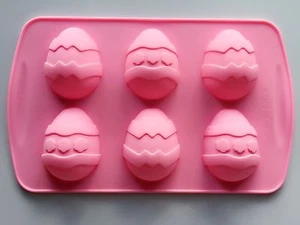NEW AU Egg Easter Chocolate Cake Cookie Silicone Baking Mold Mould Decorating - Picture 1 of 10