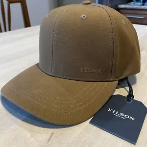 Filson Dry Tin Cloth Low Profile Logger Cap - New With Tags - Whiskey - Picture 1 of 16