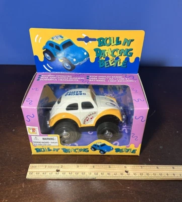 Vintage Tomy Roll N' Dancing VW Beetle Toy Car Volkswagen Rare New in Box  NIB - Image 1 of 4