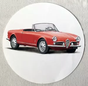 Alfa Romeo Giulietta Spider década de 1960 12" inserto facial de reloj - Imagen 1 de 4