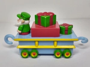 Weihnachtszug Flachwagen mit Elfe und Geschenken Vintage Taco Time Kinder Mahlzeit Spielzeug - Bild 1 von 8