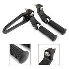 Rear Foot Rests Black Pegs Pedal Passenger Footpegs Mounting Kit For BMW R18 #A