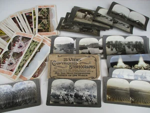 Stereoview Antique Photo Images Vintage BIG LOT Ireland America Germany Keystone - Picture 1 of 12