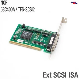 ISA SCSI Contrôleur NCR 53C400A TFS-SCSI2 Externe 25-POL DVD CD ROM HDD Scanner - Photo 1/4