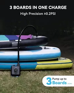 Pompa Elettrica Paddle Board 20PSI Portatile Ricaricabile SUP Pompa Aria - Foto 1 di 7