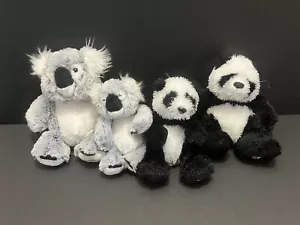 4X NO CODE Webkinz HM111 Panda HM113 Koala - Lil’ Kinz HS111 Panda HS113 Koala - Picture 1 of 9