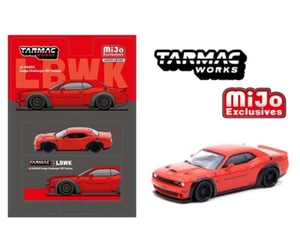 Tarmac Works 1:64 LB-WORKS Dodge Challenger SRT Hellcat – Red – MiJo Exclusives - Picture 1 of 1