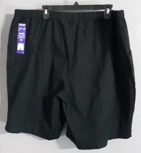 New-woman’s Jms Pull-On Shorts Black Cotton Jersey Plus 8 Inch Inseam. Sz 3x - Picture 1 of 9