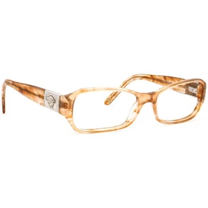 Versace Brille Mod. 3135-B 839 braune Perlen Kristalle rechteckig 53[]16 135 - Bild 1 von 6