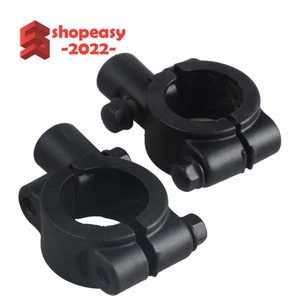 Universal Motorcycle Handle Bar for Mirror Mount Holder Clamp Adaptor 7/8" 10mm - Bild 1 von 17