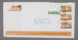 Mayfairstamps Mozambique 1970s to US Utica NY Advertising cover aat_03145 - Picture 1 of 2