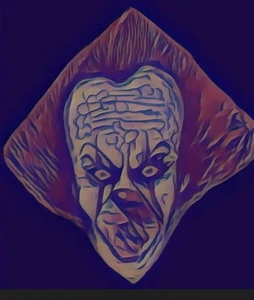 Pennywise NEW Holographic Sticker Size Small IT Scary Clown Creepy Horror - Picture 1 of 4