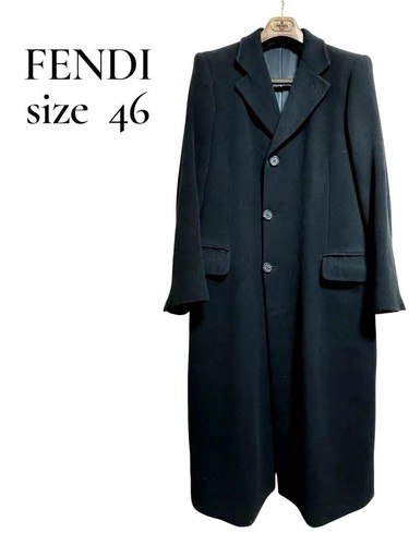 Cappotto Chester Fendi Nero Pulito 46 L