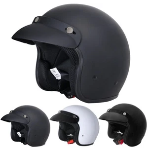 ZORAX ZOR-604 Open Face Motorbike Motorcycle Helmet Scooter Crash Safe On Road - Picture 1 of 11