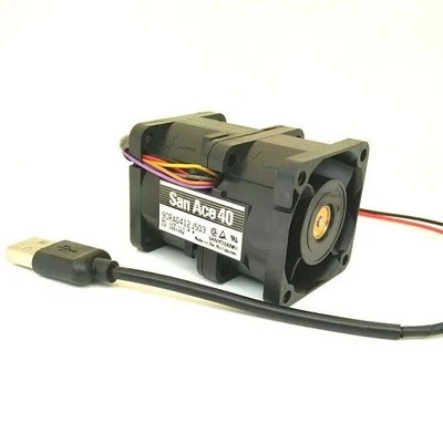 4cm 5V USB DC 14700rpm Server Gale Volume High Speed Booster Fan Cooling Fan - Image 1 of 4