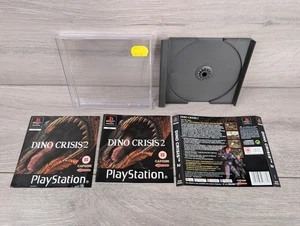 Sony Playstation PS1 Game Dino Crisis 2 Capcom PAL*NO GAME* Manual/Case/Coverart - Picture 1 of 14