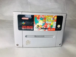 Video Game Krustys Super Fun House SNES Super Nintendo Cart Only Vintage - Picture 1 of 3