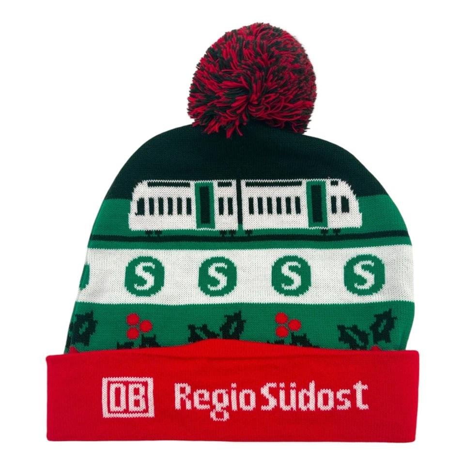 MARKENLOS DB Regio Südost - Wintermütze Weihnachtsedition (Limitiert) | NEU
