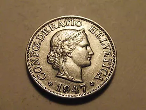 #1053 Suiza; 10 Rappen 1947 - Imagen 1 de 3