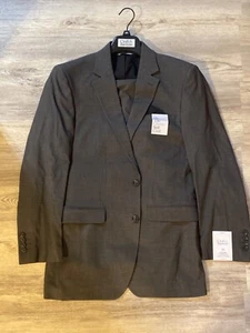 Croft & Barrow Mens Gray Classic Fit 2 Piece Suit 38R Jacket 32x32 Pant - Picture 1 of 2