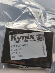(10-PCS) Arm Cortex-M4 MCU 170MHz 256Kbytes of Flash, STM STM32G473VCT6 - Picture 1 of 1