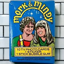 Mork and Mindy Trading Cards Factory Sealed Wax Pack, 1979, Retro TV Memorabilia
