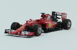 Ferrari SF15 Sebastian Vettel 2015 Rare Formula 1 F1 Diecast Car 1:43+Magazine - Picture 1 of 3