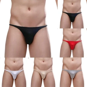 Mens Sexy Underwear U Pouch Lingerie Briefs G-string Thongs Panties T-back New - Picture 1 of 44