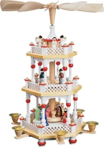 Richard Glässer Pyramide Heilige Familie , Seiffen, Erzgebirge #16730 - Bild 1 von 2