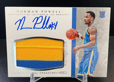2015 National Treasures Collegiate Norman Powell RC Patch Auto /99 UCLA