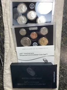 2017 225th Anniversary Enhanced Uncirculated Coin Set OGP - Picture 1 of 5