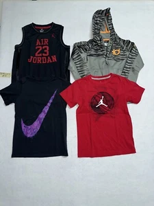 Nike Jordan Boys Medium Shirt Jacket Lot EUC - Picture 1 of 13