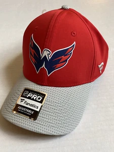 Washington Capitals Fanatics NHL Branded Authentic Snapback Cap Hat One Size - Picture 1 of 7