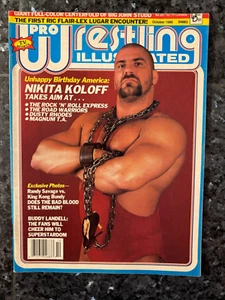 Pro Wrestling Illustrated PWI Magazine - October 1986 - Nikita Koloff - Picture 1 of 3