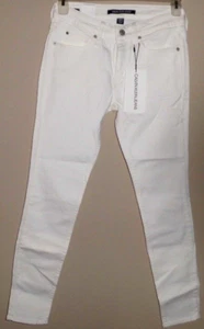 Calvin Klein Damen Mid Rise Skinny Fit Jeans Größe 28X30 Farbe: Weiß - Bild 1 von 6