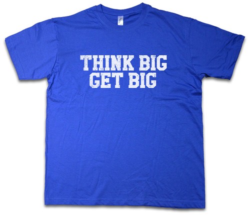 Canotta uomo Think Big Get Big Curls Hard No Pain No Gain Fun Gainz Fun Coach