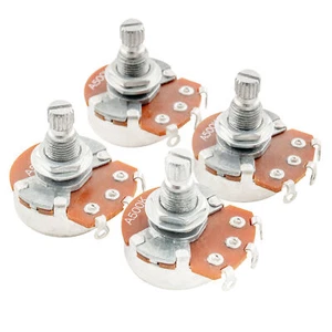 Potenciómetros de guitarra Alpha 4 piezas cinta métrica completa de audio A500K eje dividido - Imagen 1 de 4