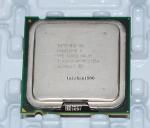 Intel Pentium D 945 3.4 GHz LGA 775 CPU SL9QQ 4M/800 Presler Dual Core Processor - Picture 1 of 5