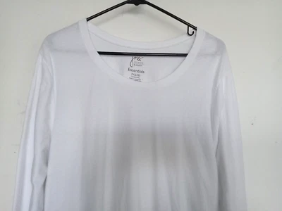 Плюс 1 X (истинный крой) все белый длинным рукавом футболка на просто мой размер. Очень хорошо - Изображение 1 из 4