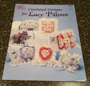 Crocheted Designs for Lacy Pillows American School Needlework 1066 - Picture 1 of 2