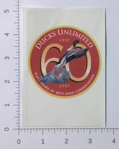Calcomanía adhesiva vintage 1997 DU Ducks ilimitada miembro partidario caza sin usar - Imagen 1 de 1