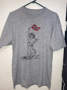 Vintage Dovre T-shirt with Norwegian Troll Art ‘91 - Picture 1 of 13