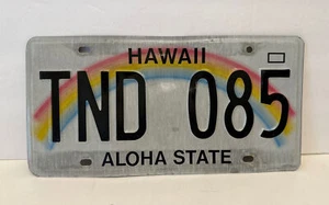 Hawaii vanity TND 085 License Plate Tag - Picture 1 of 14