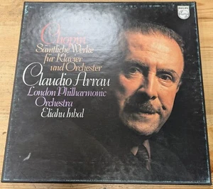 6747 003 3x12" '72 CHOPIN , ARRAU "THE COMPLETE WORKS FOR PIANO & ORCHESTRA" VG+ - Picture 1 of 13