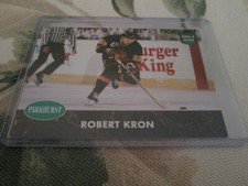 1991-1992 PARKHURST / PH C  4 ROBERT KRON VANCOUVER CANUCKS FRENCH VERSION
